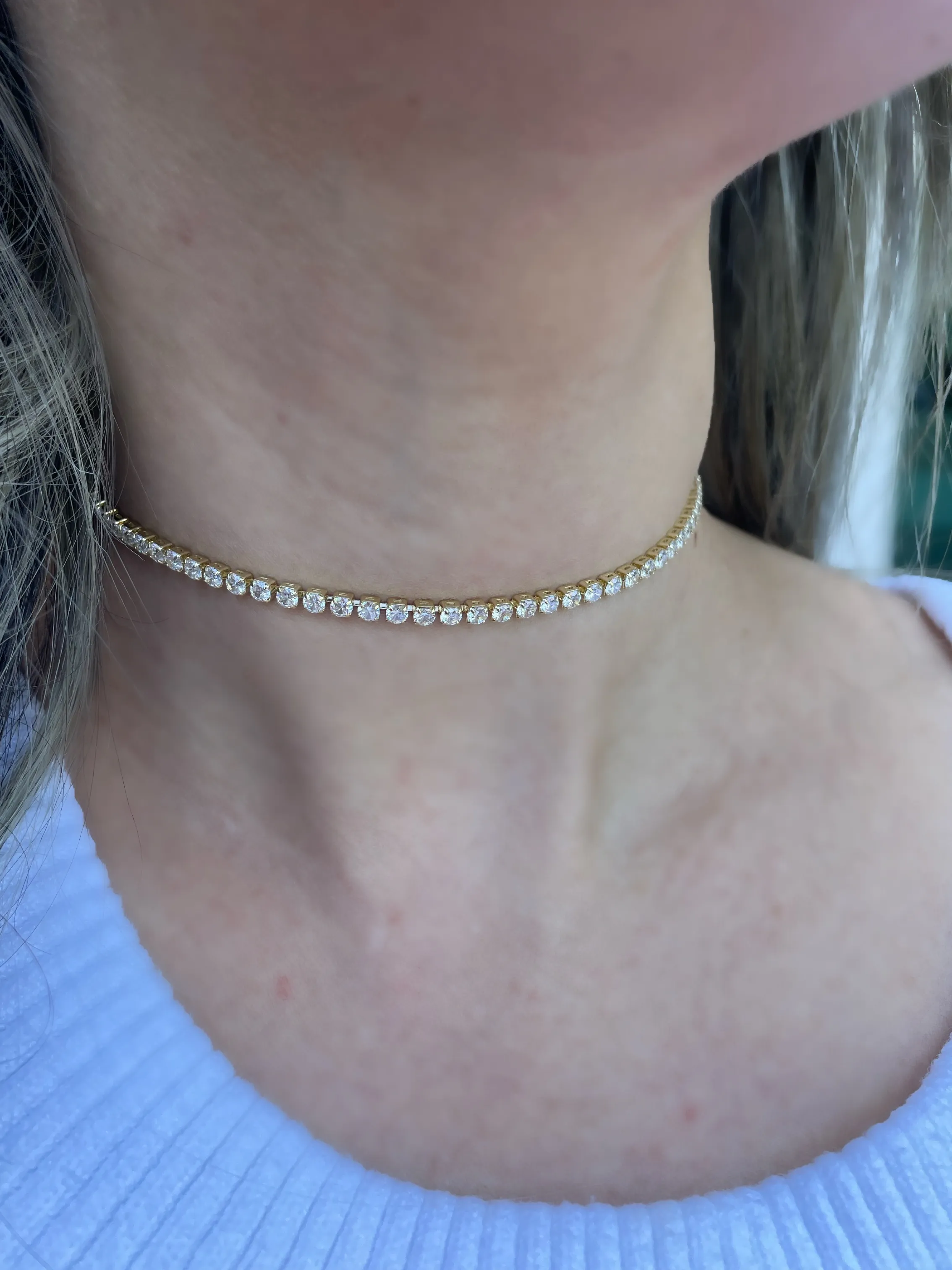 CHOKER RIVIERA CRISTAL 3,0MM