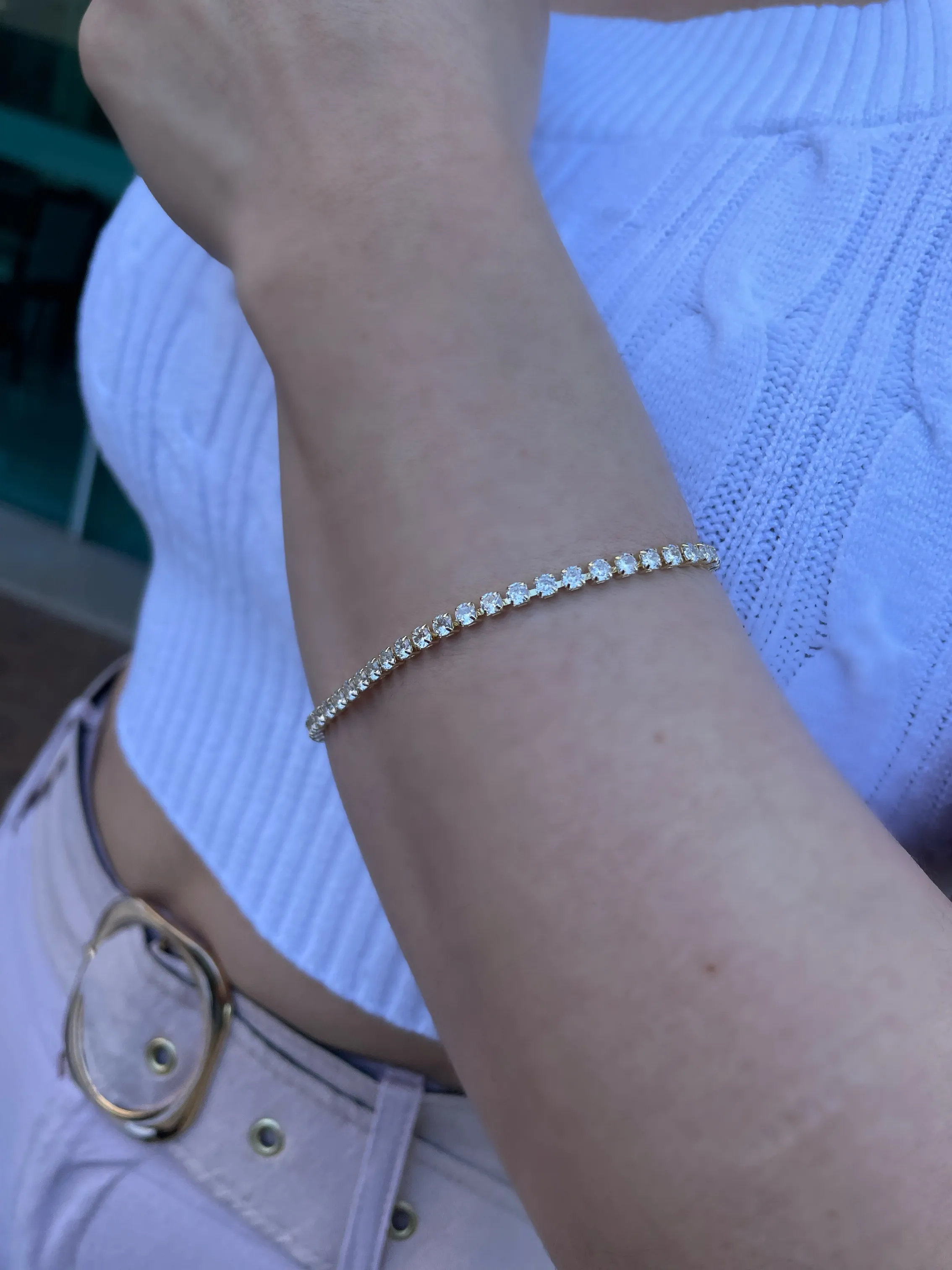 PULSEIRA RIVIERA CRISTAL 3,0MM
