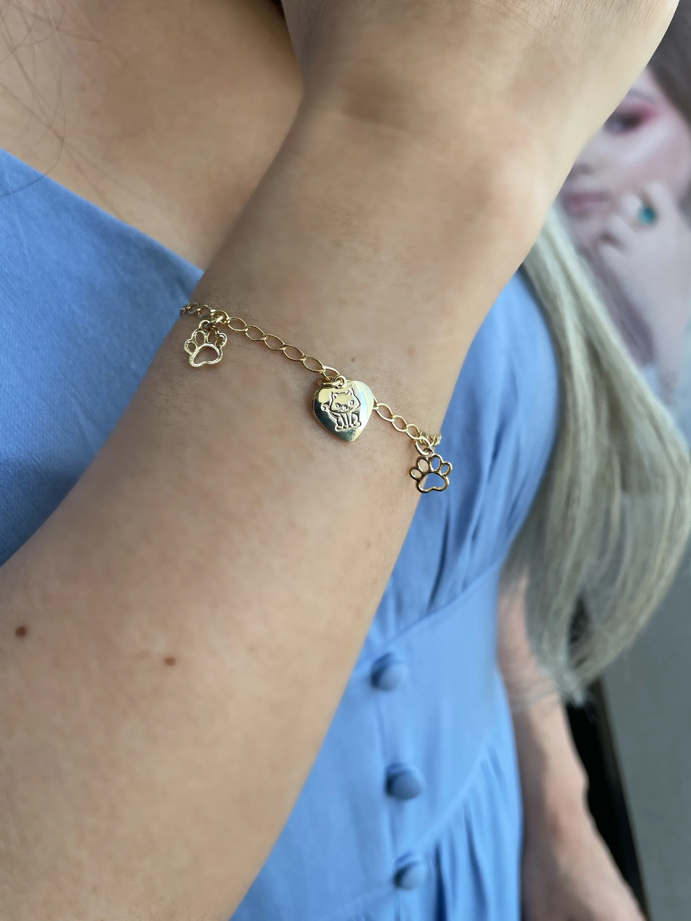 PULSEIRA CORAÇÃO GATINHO E PATINHA