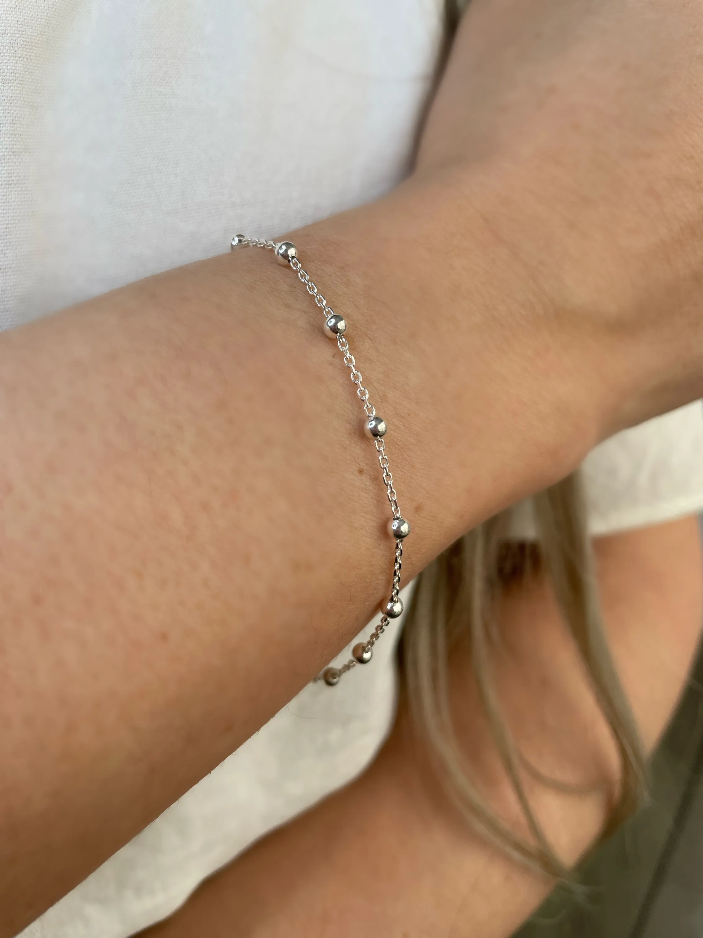 PULSEIRA PRATA CARTIER COM BOLA