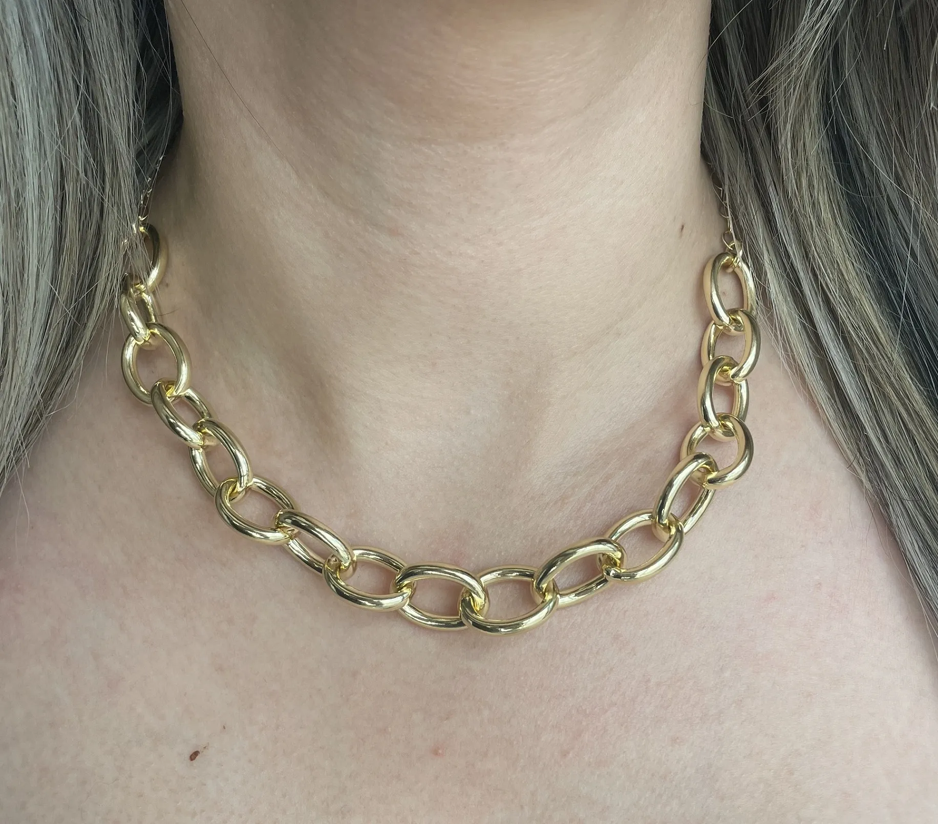 CHOKER ELO OVAL TUBO