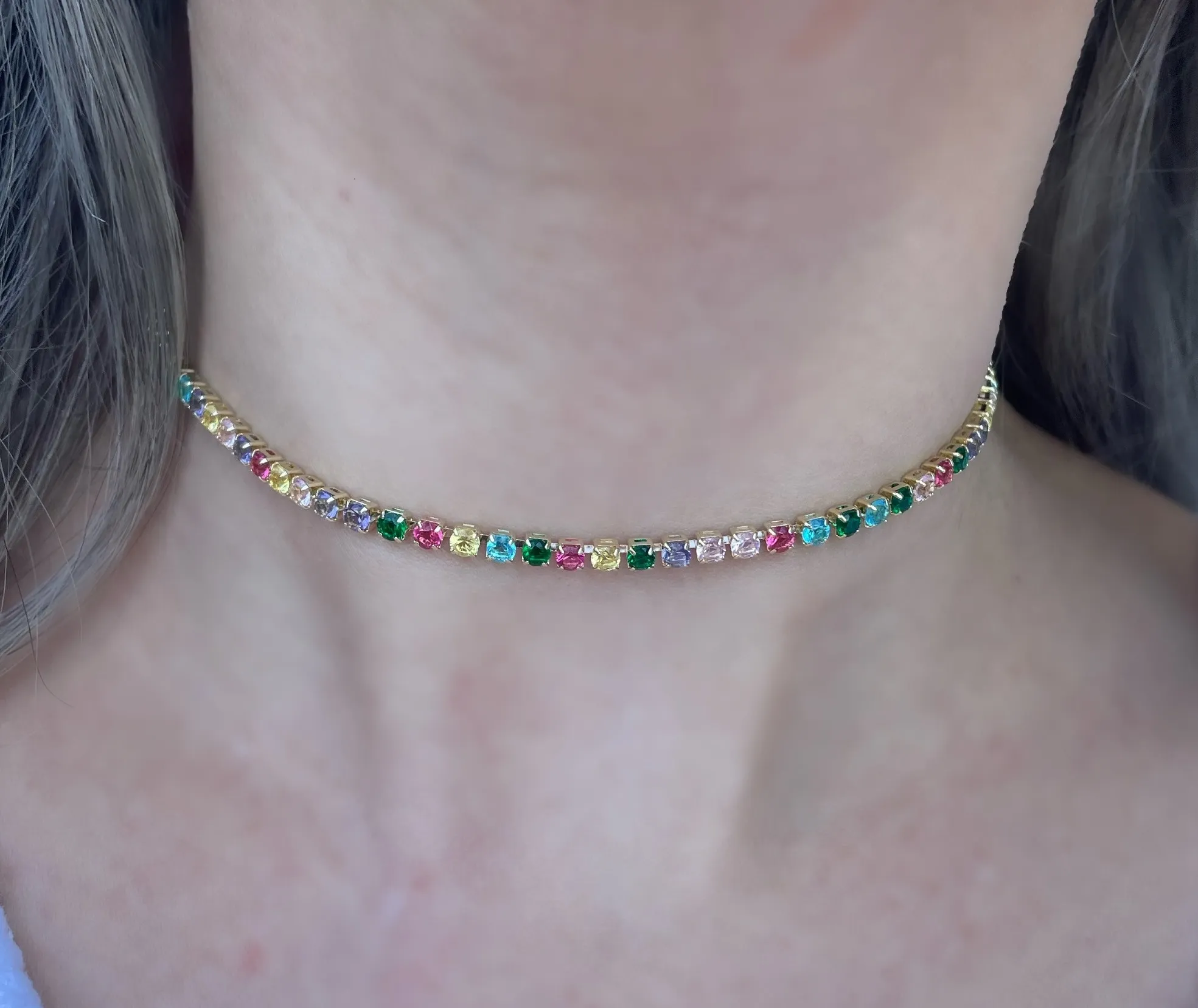 CHOKER RIVIERA COLORS 3,0MM