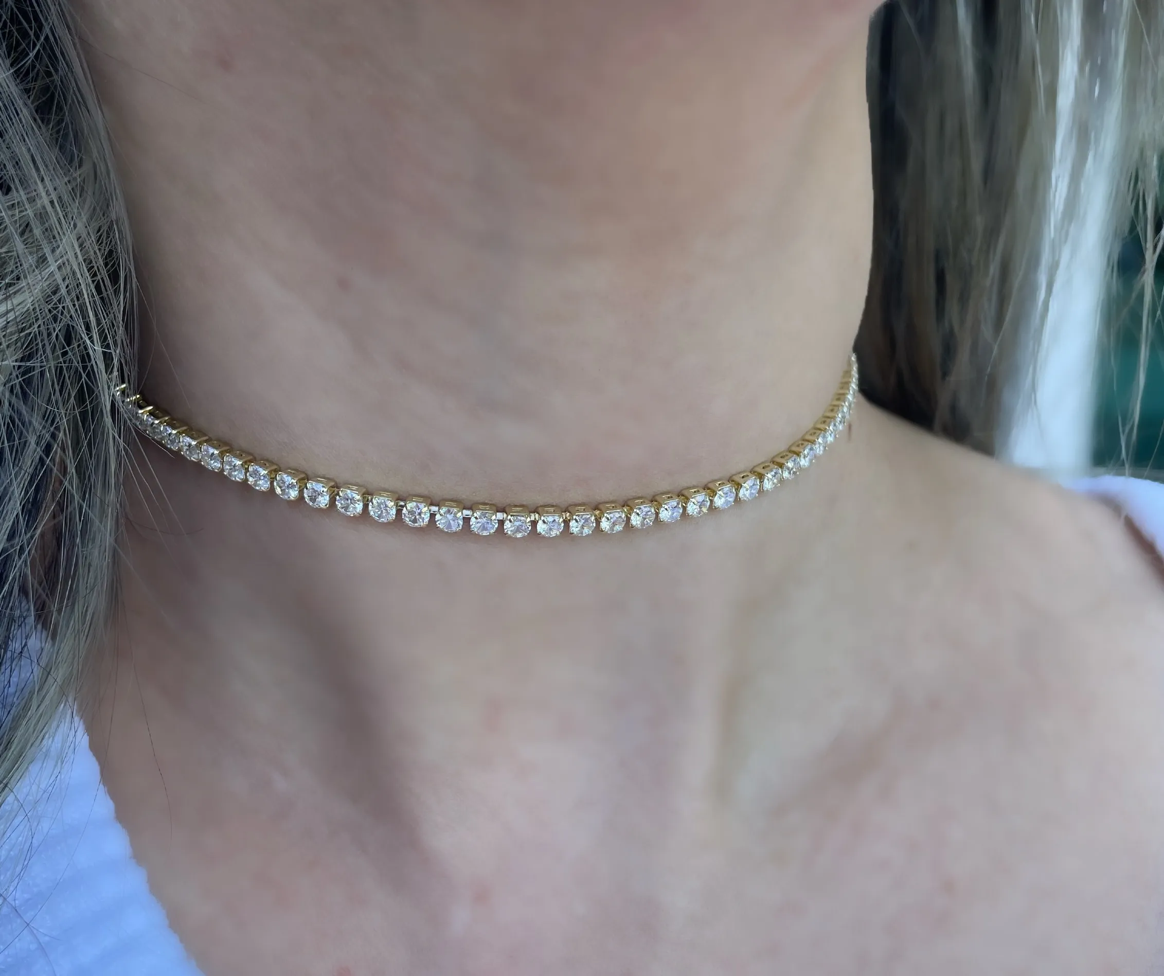 CHOKER RIVIERA CRISTAL 3,0MM