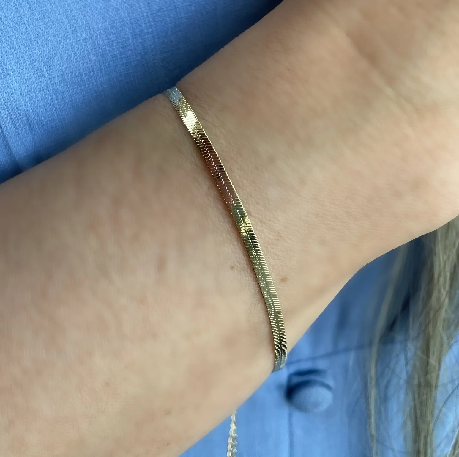 PULSEIRA FIO LAMINADO FINO 3.0MM