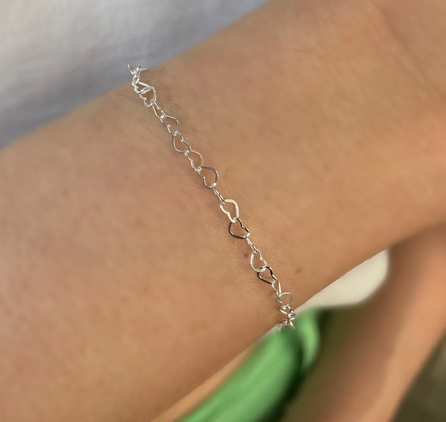 PULSEIRA PRATA CORAÇÃO VAZADO 0,45