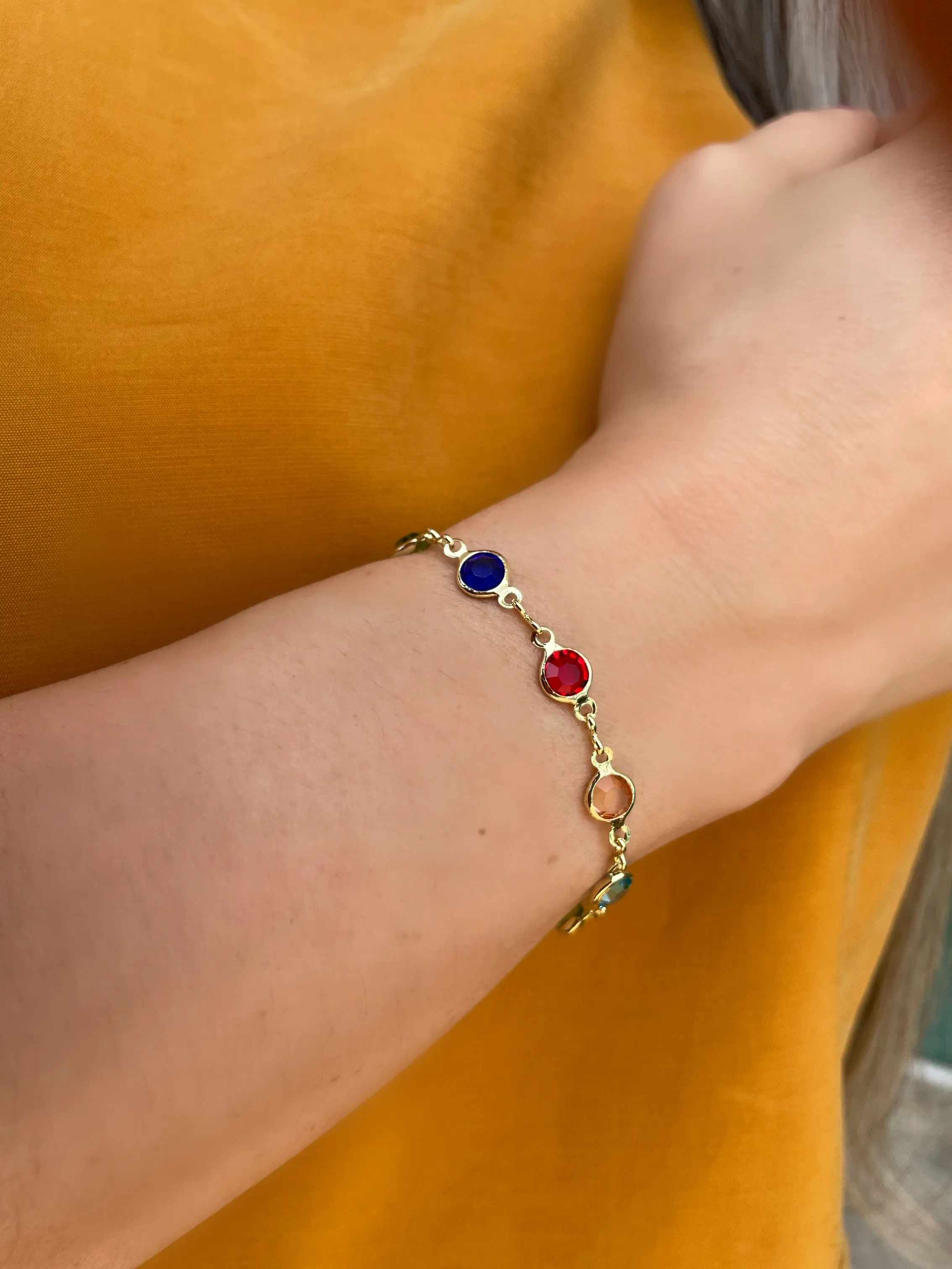 PULSEIRA PEDRAS COLORIDAS