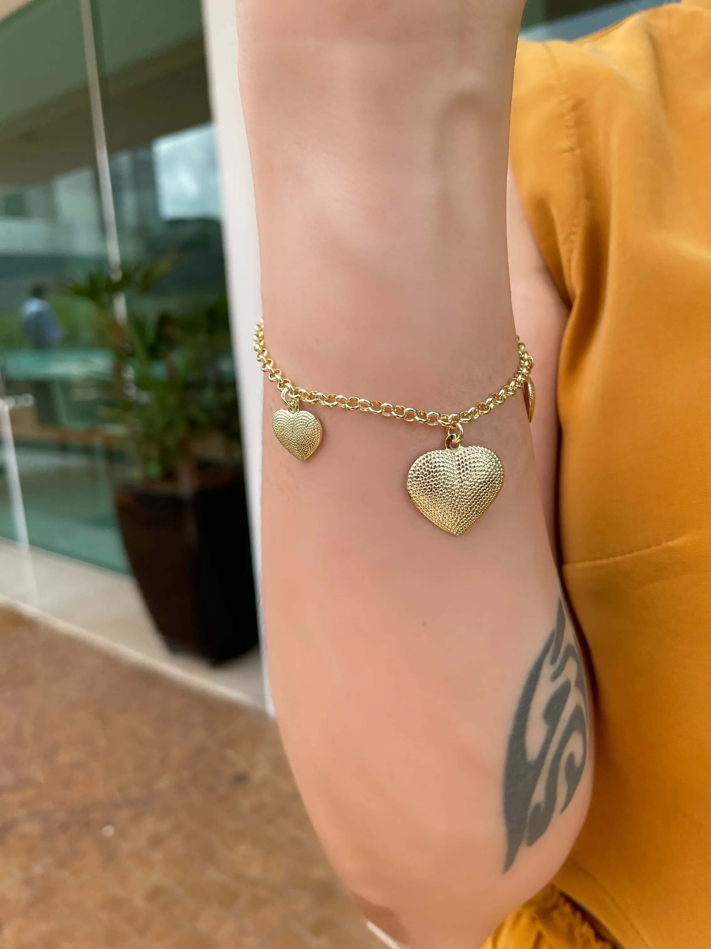 PULSEIRA CORAÇÕES TEXTURIZADOS