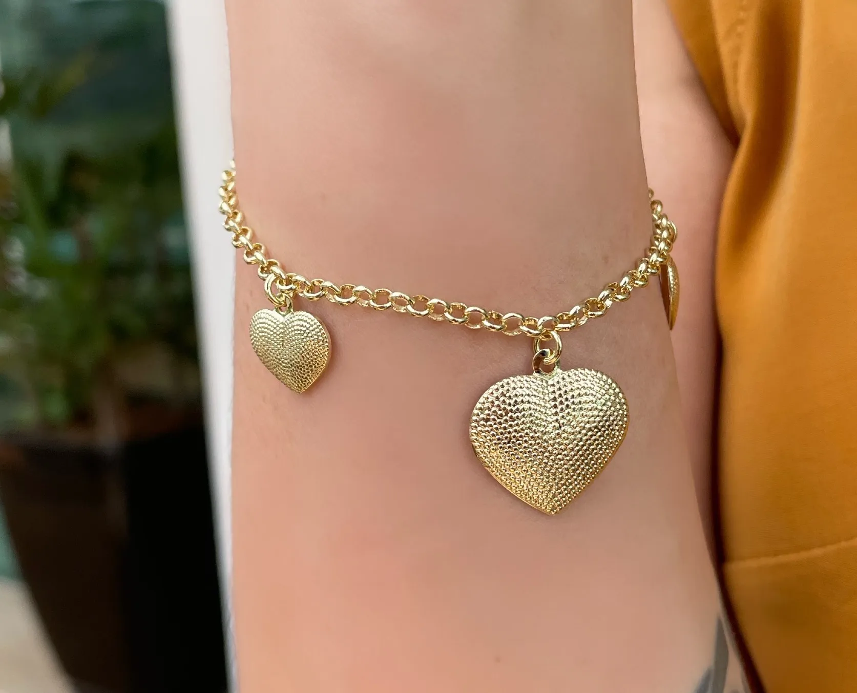 PULSEIRA CORAÇÕES TEXTURIZADOS