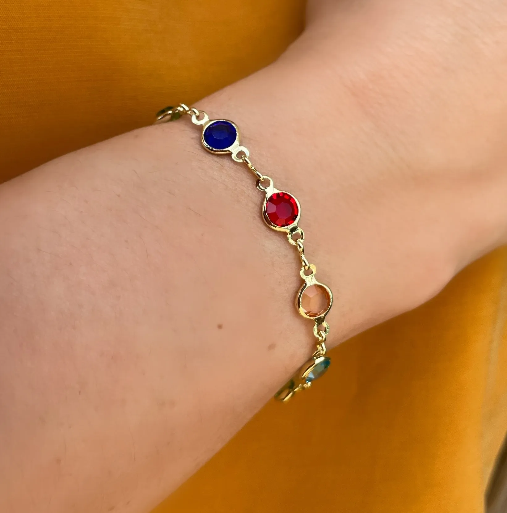 PULSEIRA PEDRAS COLORIDAS