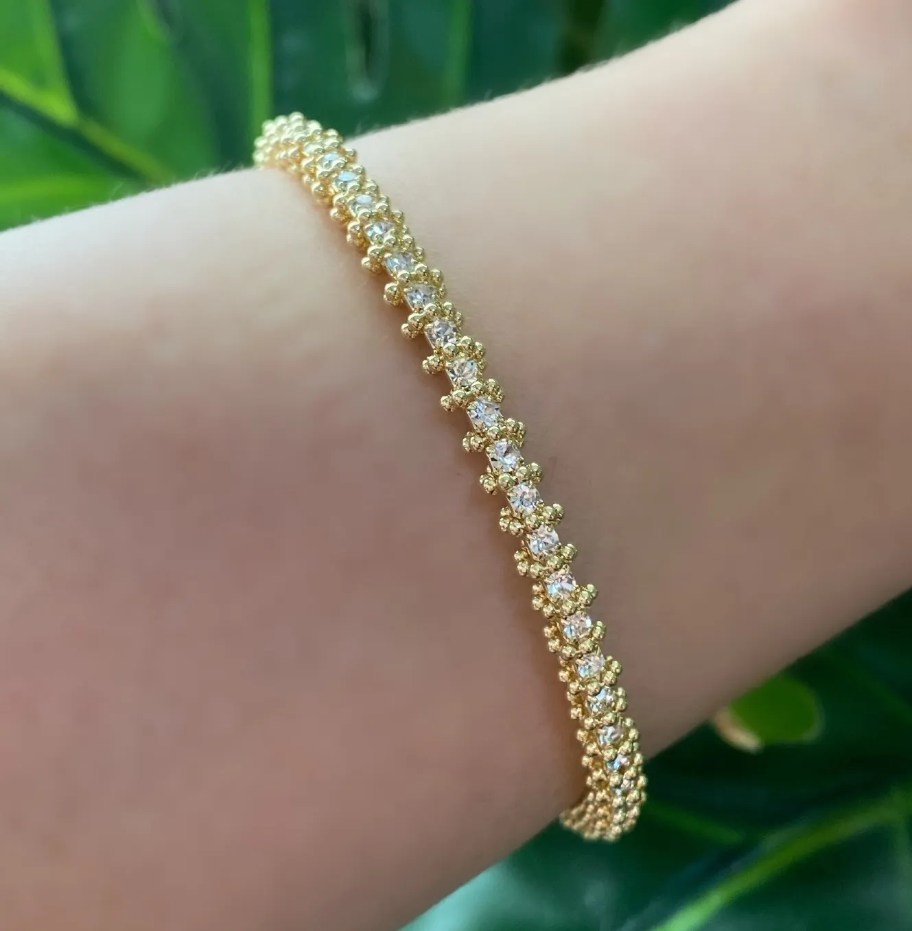 BRACELETE ASPIRAL ZIRCONIA CRISTAL