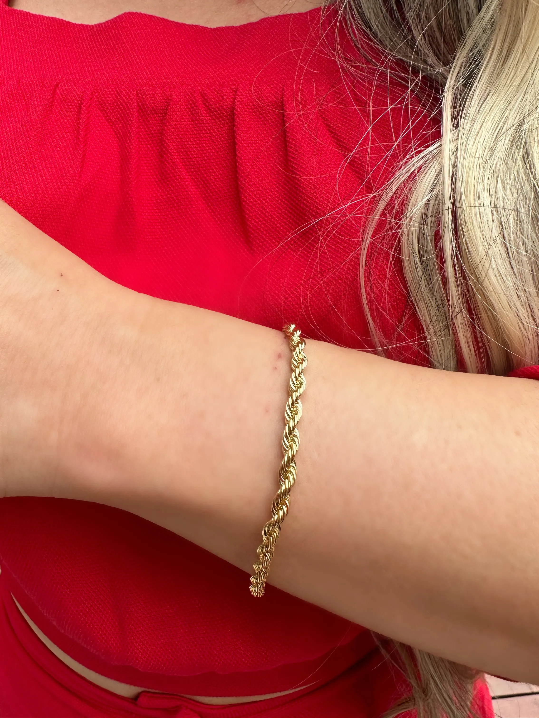 PULSEIRA CORDÃO BAIANO 4MM