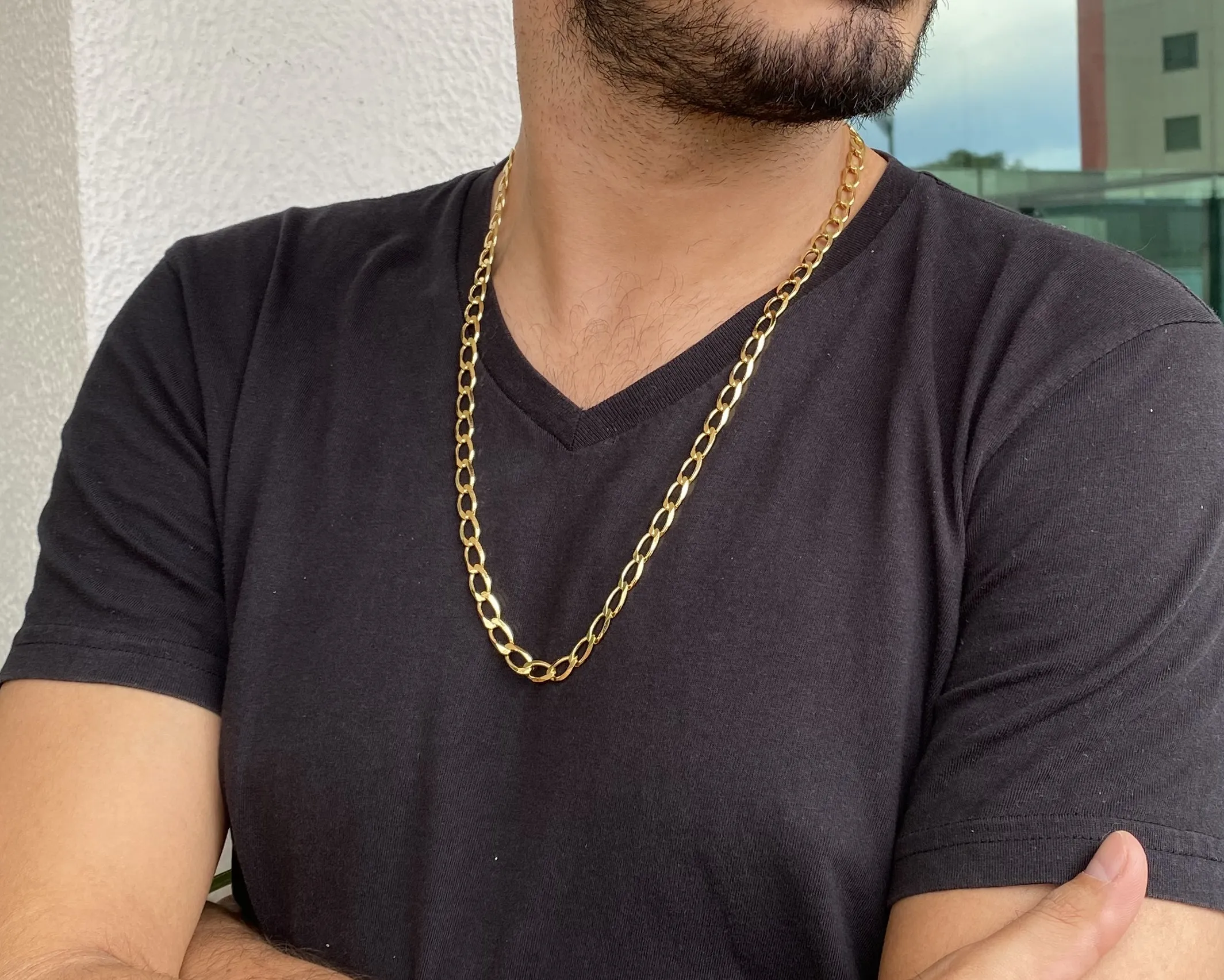 CORRENTE MASCULINA GRUMET LONGA