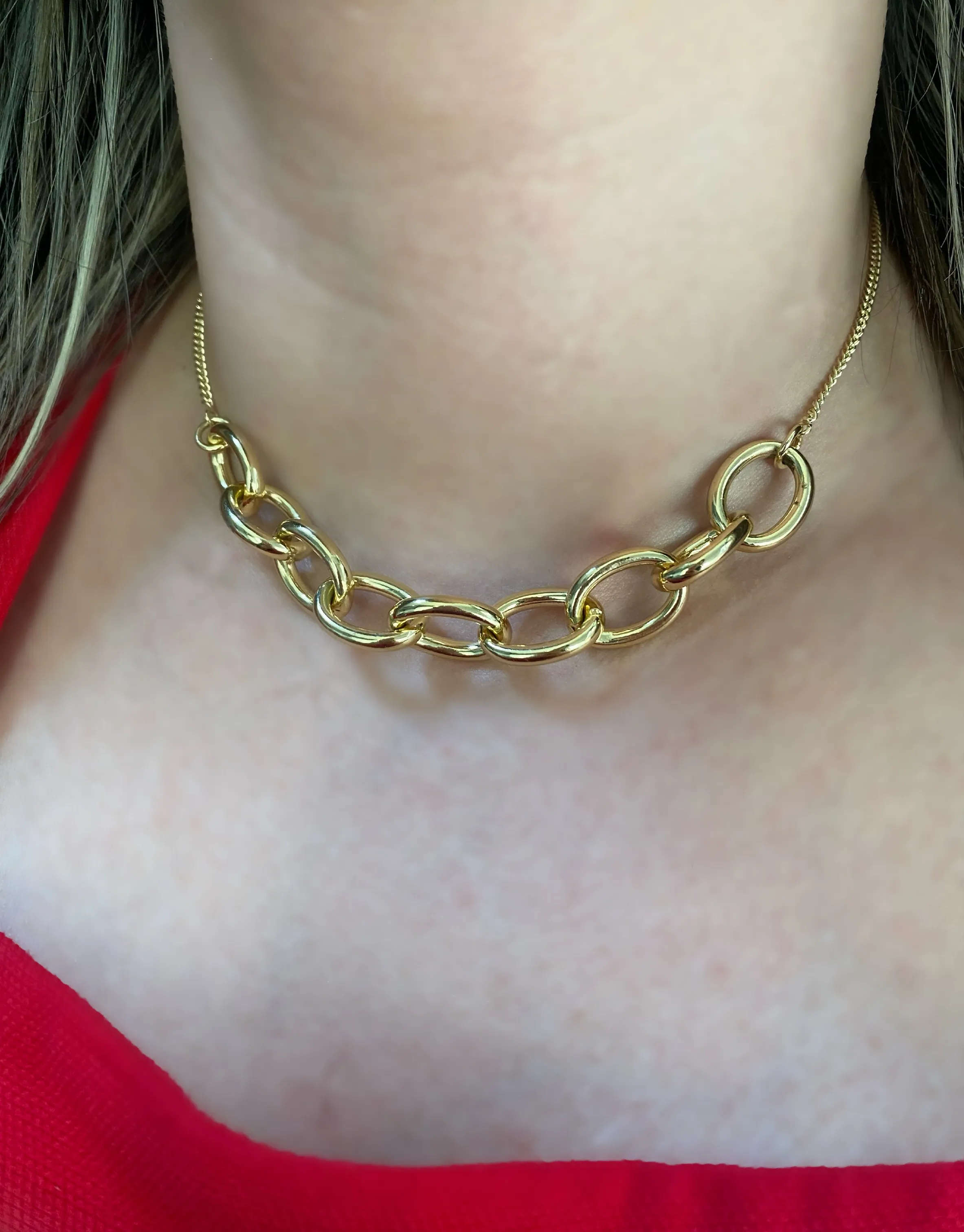 CHOKER ELO OVAL GRANDE