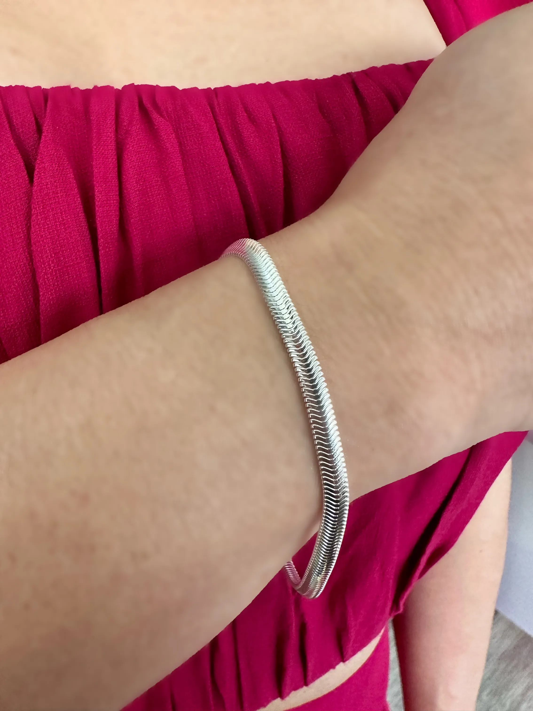 PULSEIRA PRATA FIO ALEMÃO F420