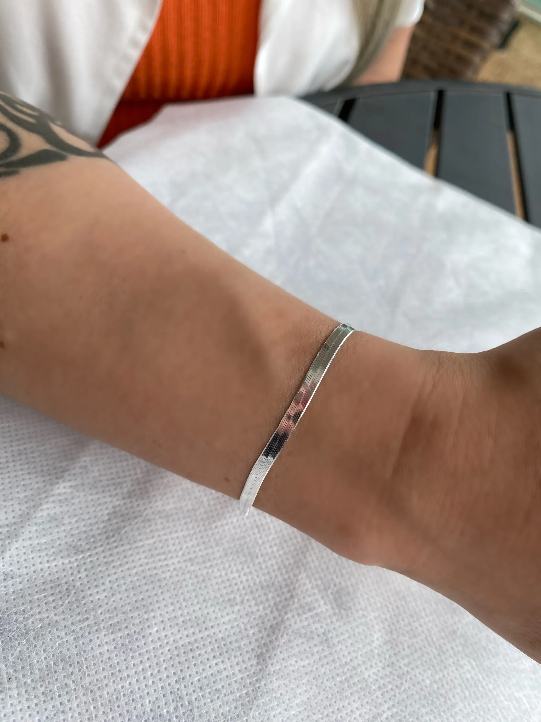 PULSEIRA PRATA LAMINADA F035
