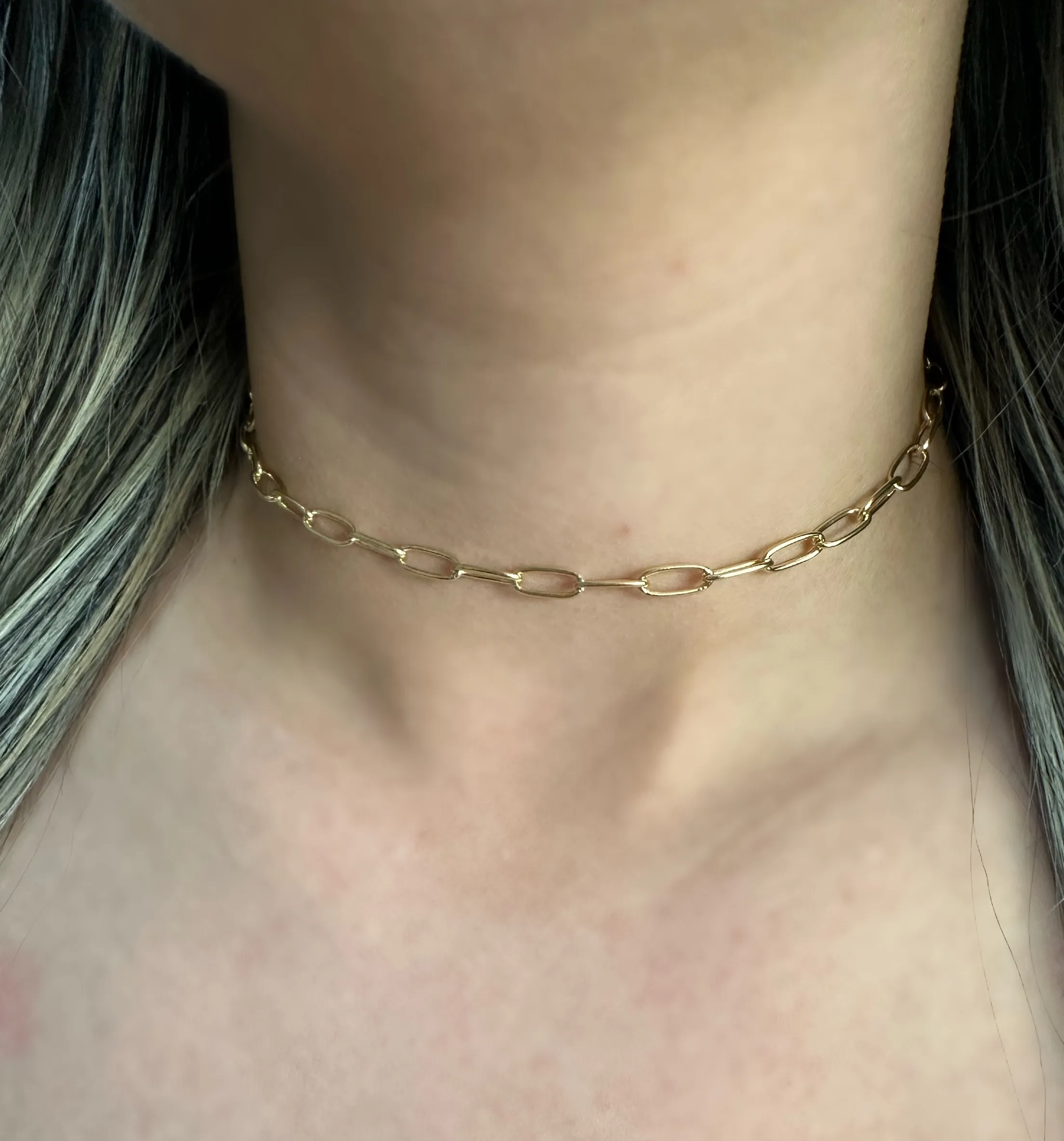 CHOKER ELO OVAL FINO