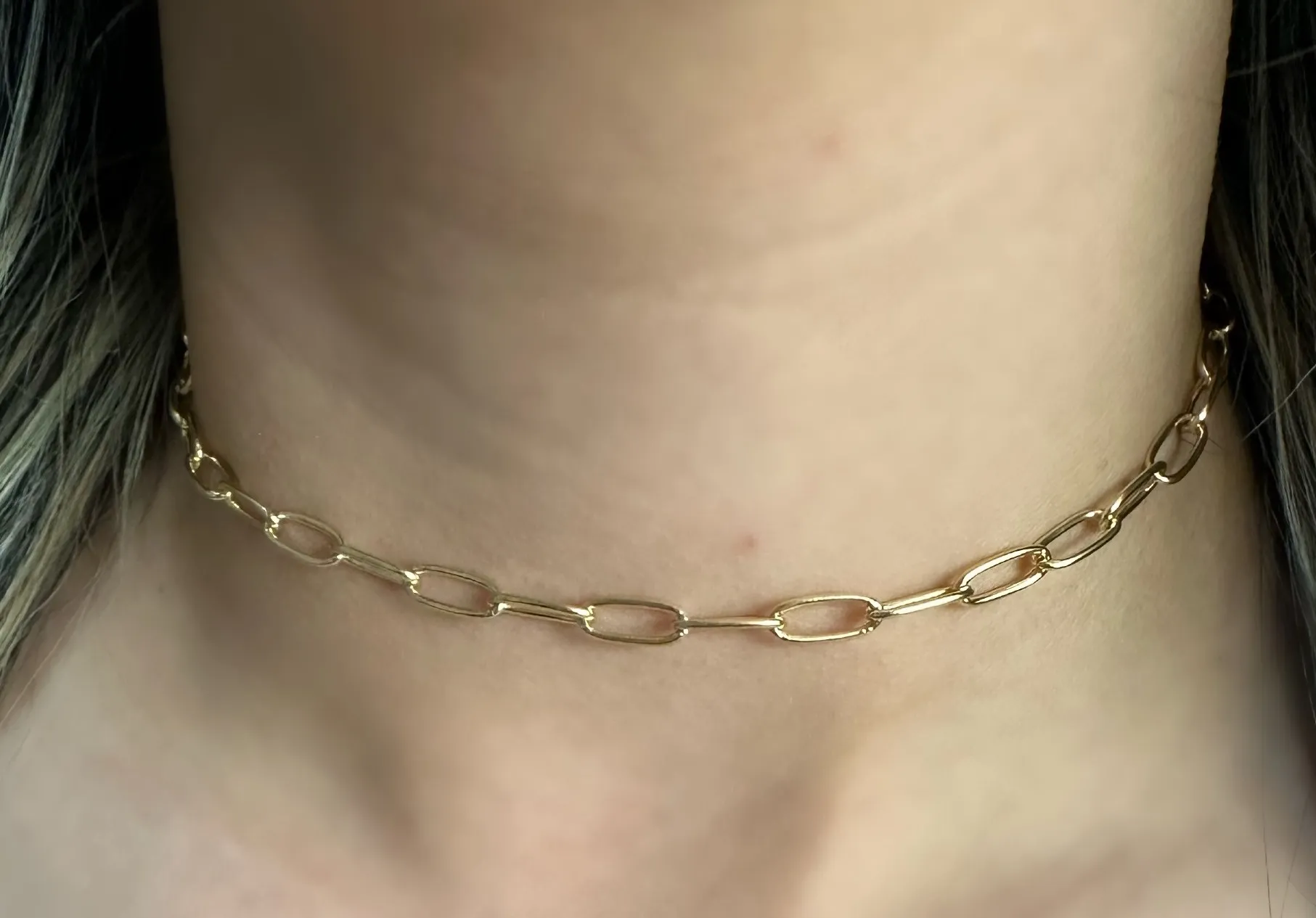 CHOKER ELO OVAL FINO
