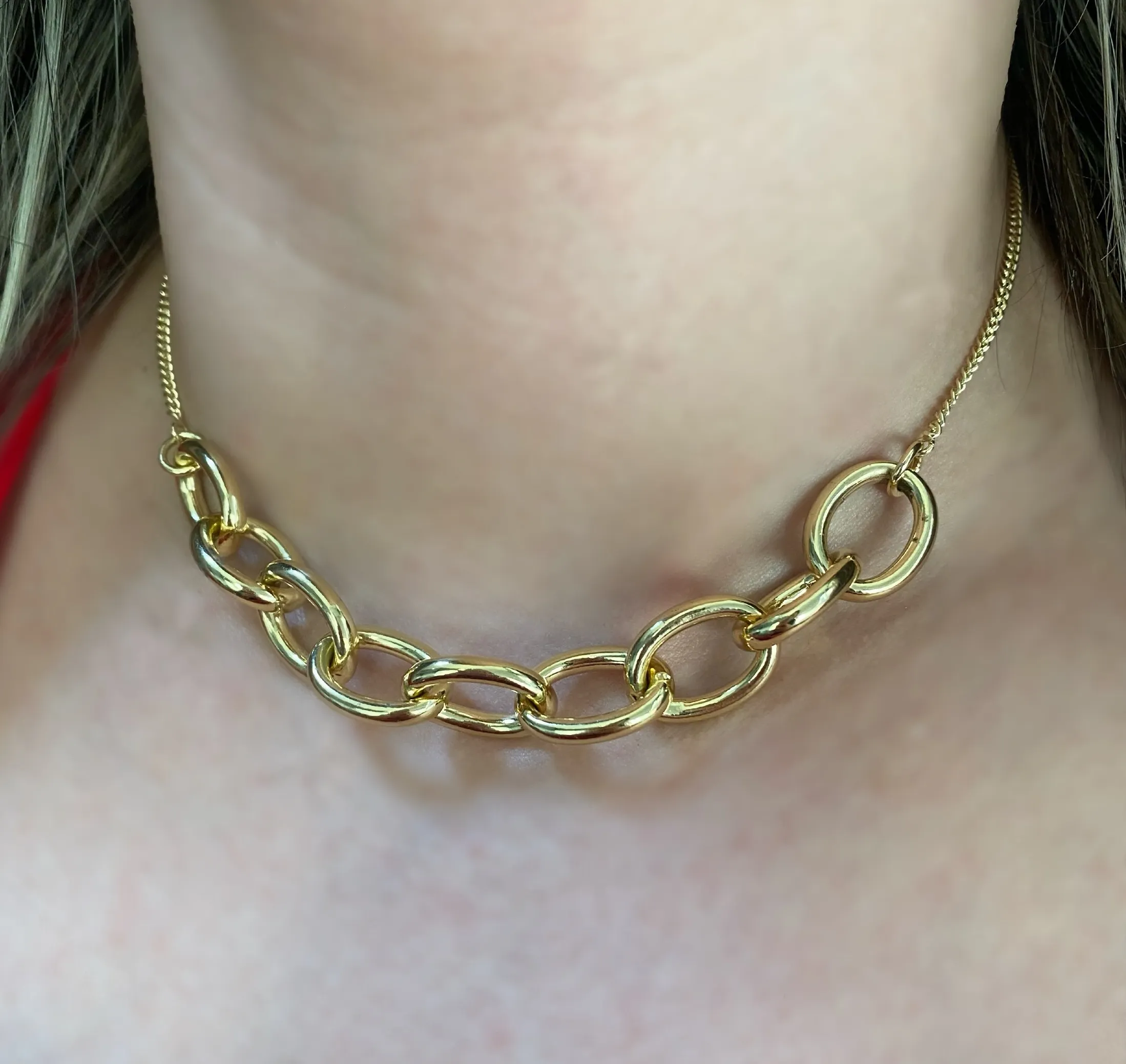 CHOKER ELO OVAL GRANDE