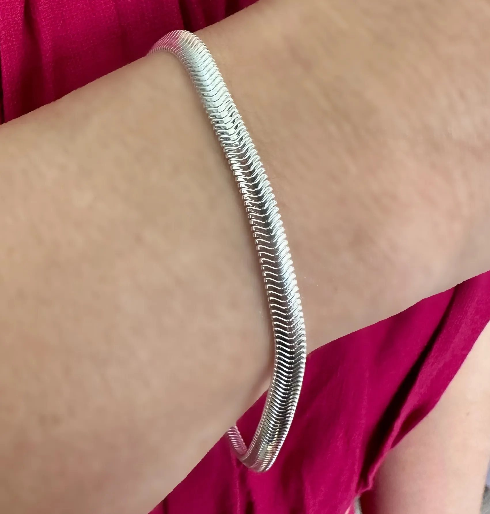 PULSEIRA PRATA FIO ALEMÃO F420