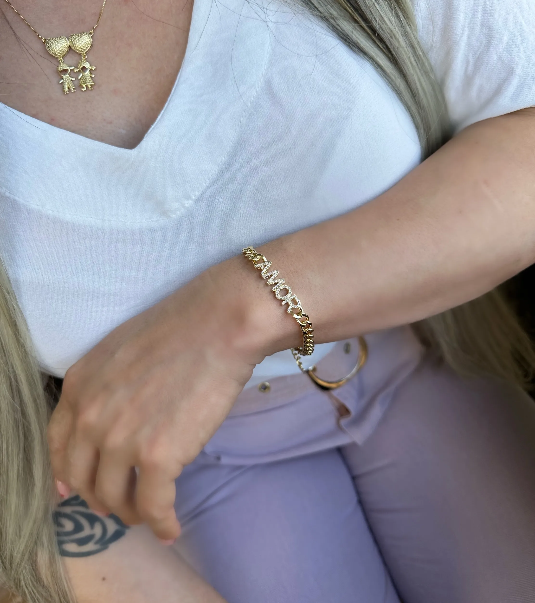 PULSEIRA AMOR CRAVEJADO