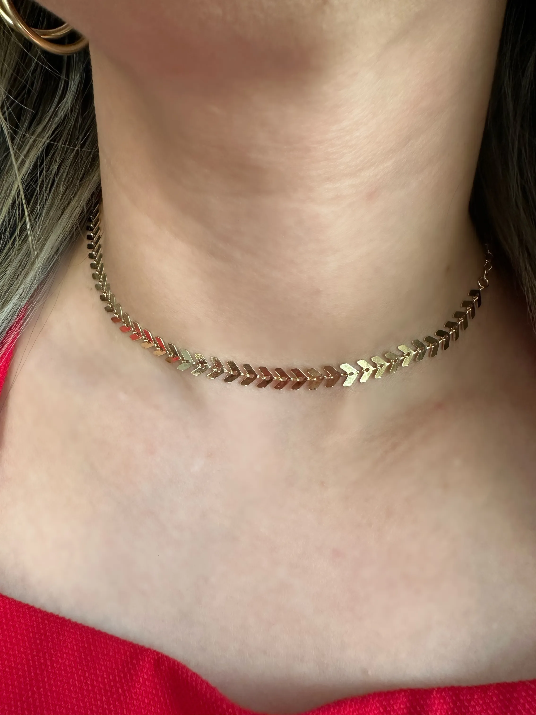 CHOKER FLECHINHAS LISAS