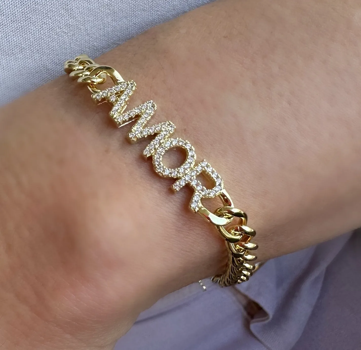 PULSEIRA AMOR CRAVEJADO