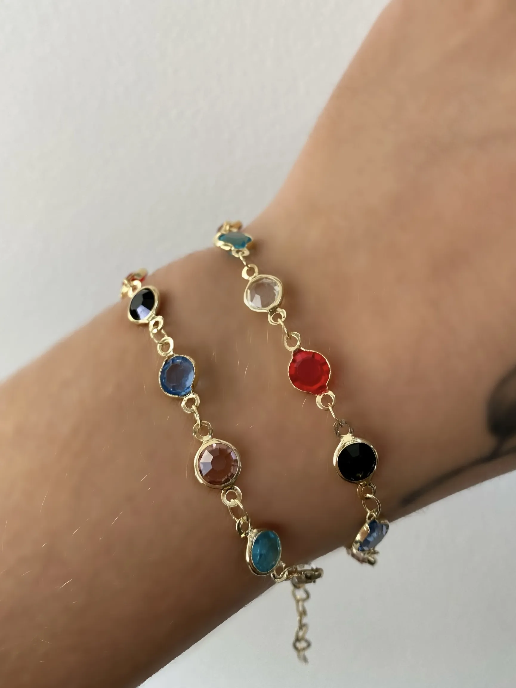 PULSEIRA PEDRAS COLORIDAS