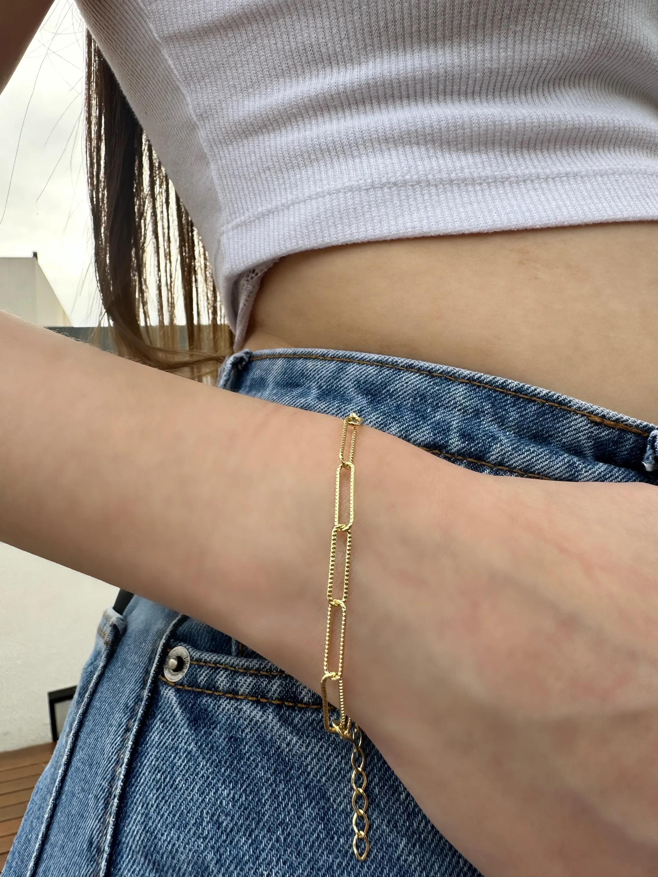 PULSEIRA ELO LONGO DIAMANTADO