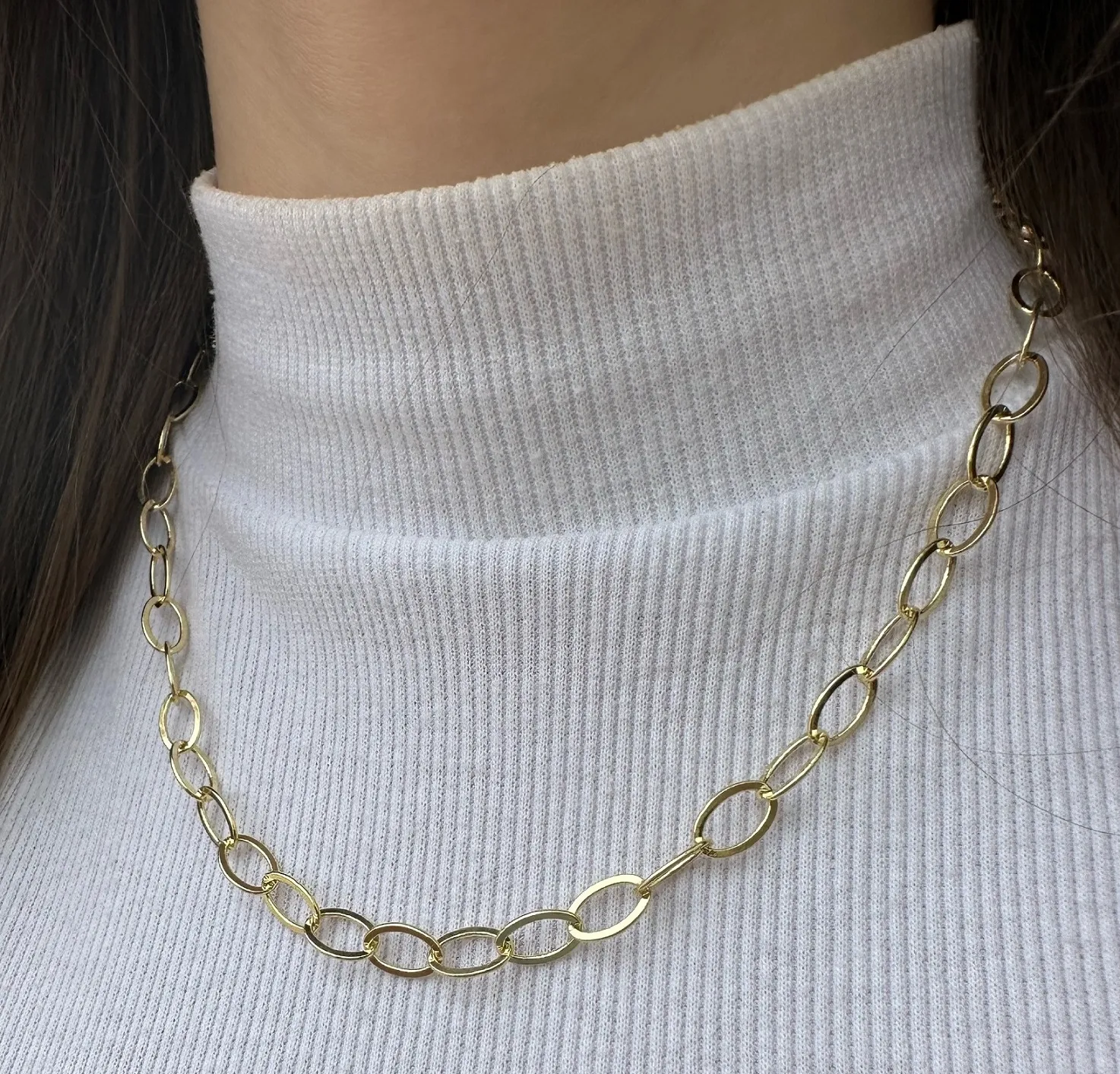 GARGANTILHA ELO OVAL
