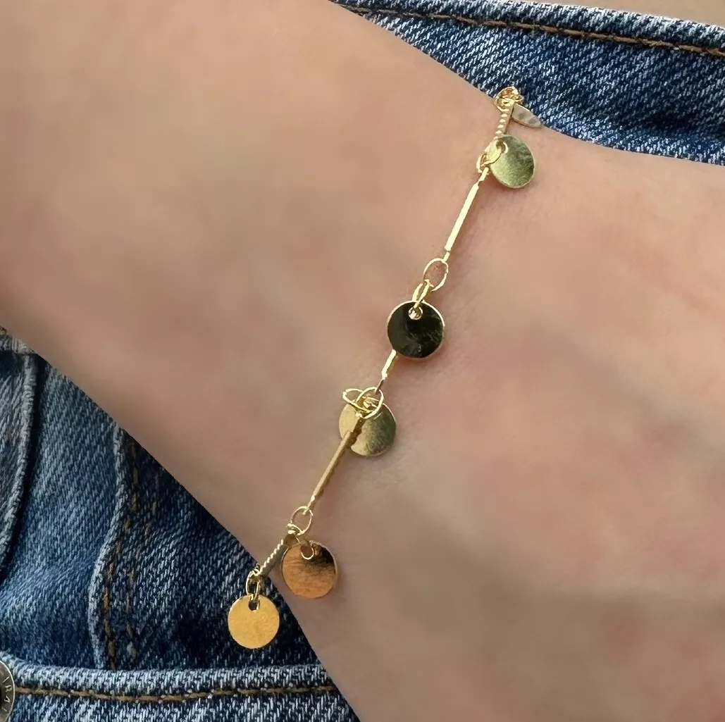 PULSEIRA MEDALHINHAS PENDURADAS