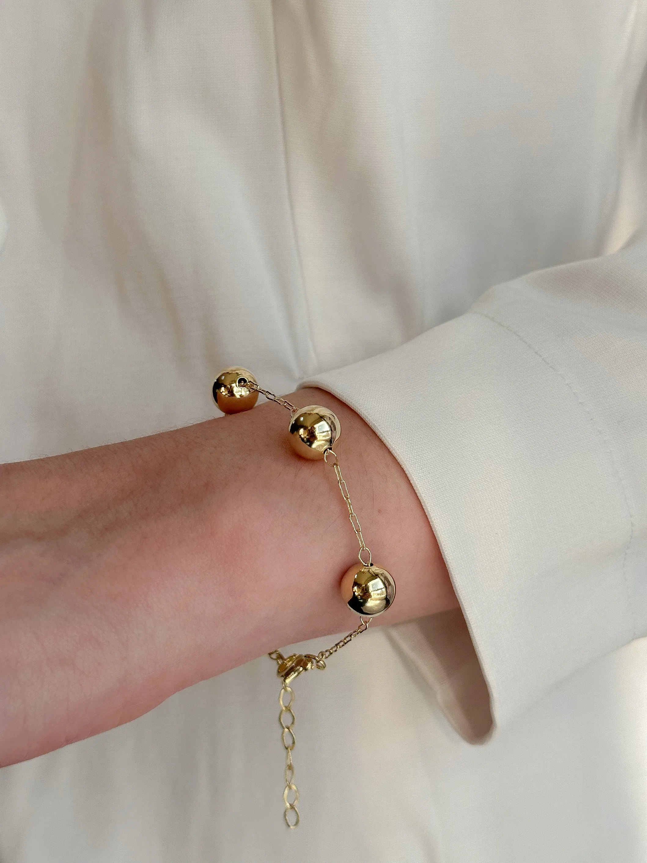 PULSEIRA BOLAS LISAS 10MM