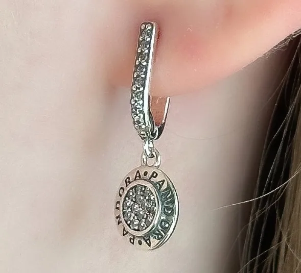 BRINCO PRATA ARGOLA U CRAVEJADO INSPIRAÇÃO PANDORA