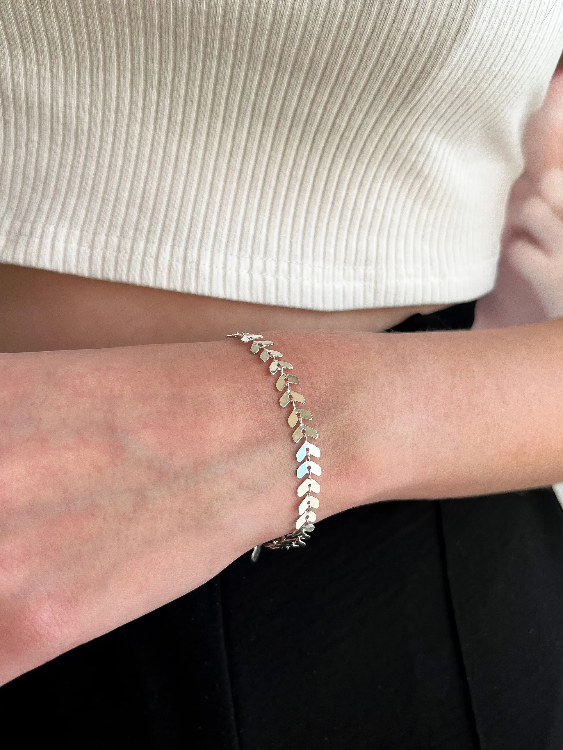 PULSEIRA PRATA ESCAMA