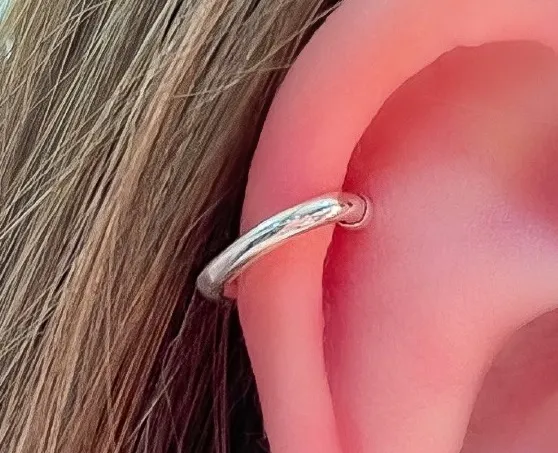 PIERCING PRATA FAKE PANDORA INSPIRAÇÃO