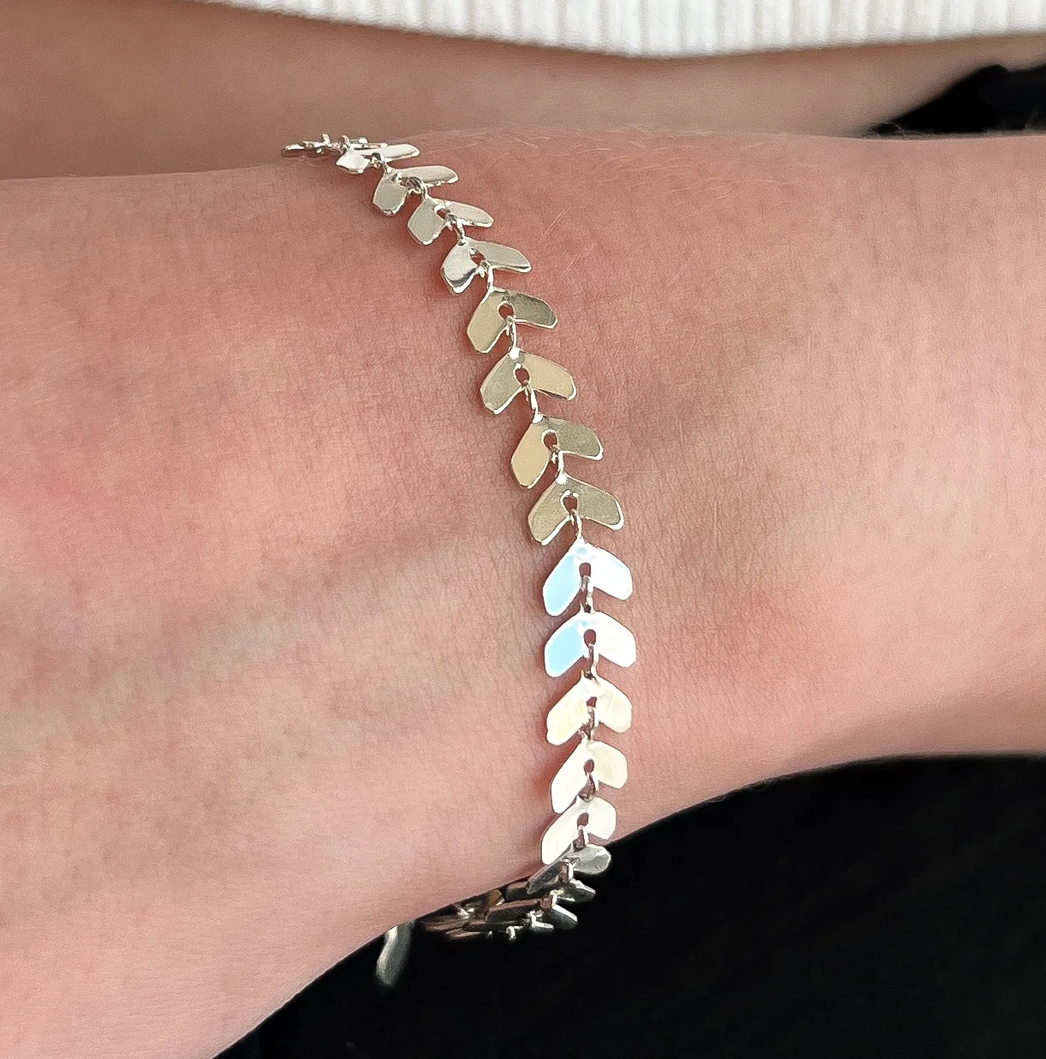 PULSEIRA PRATA ESCAMA