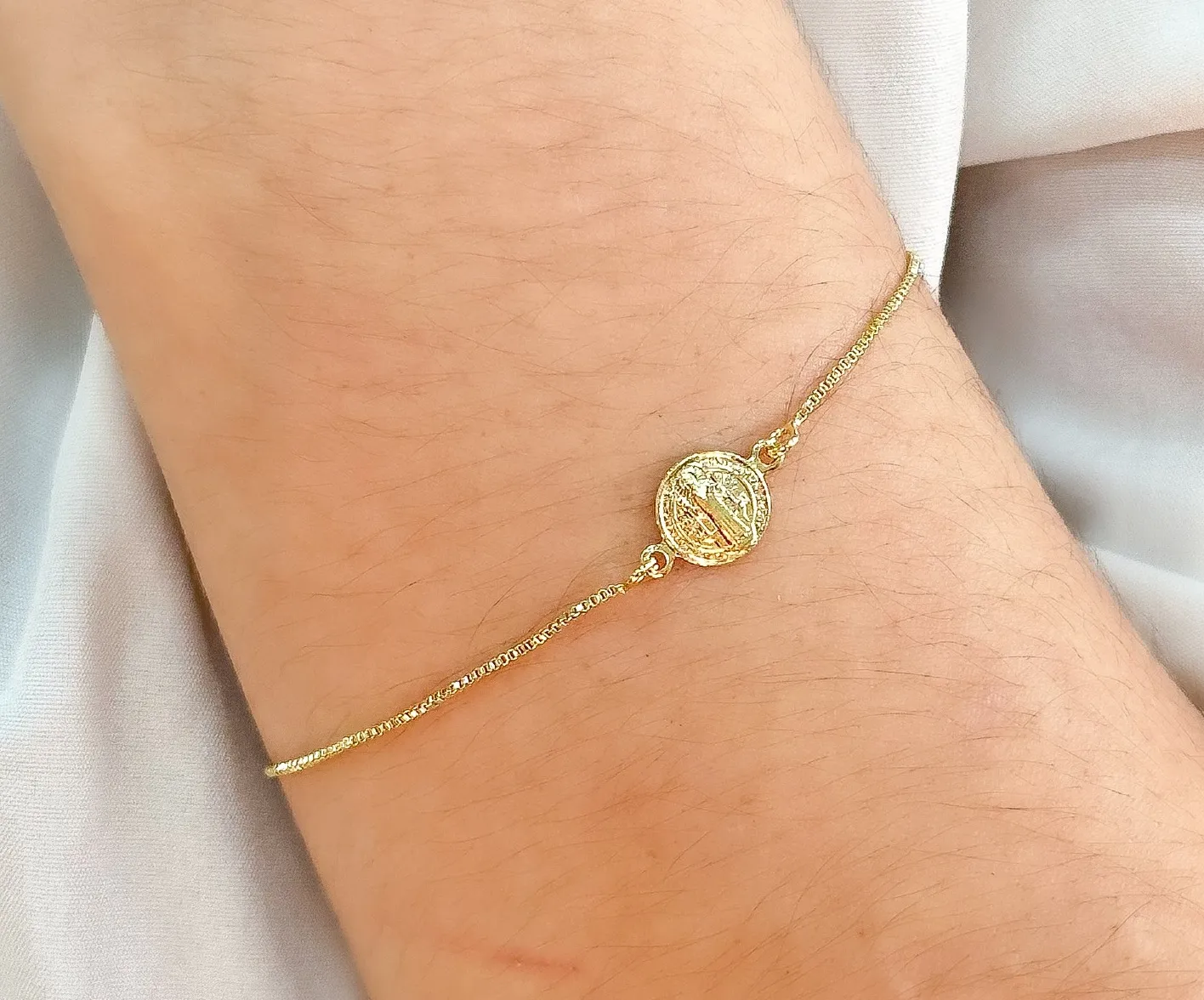 PULSEIRA MEDALHA SÃO BENTO