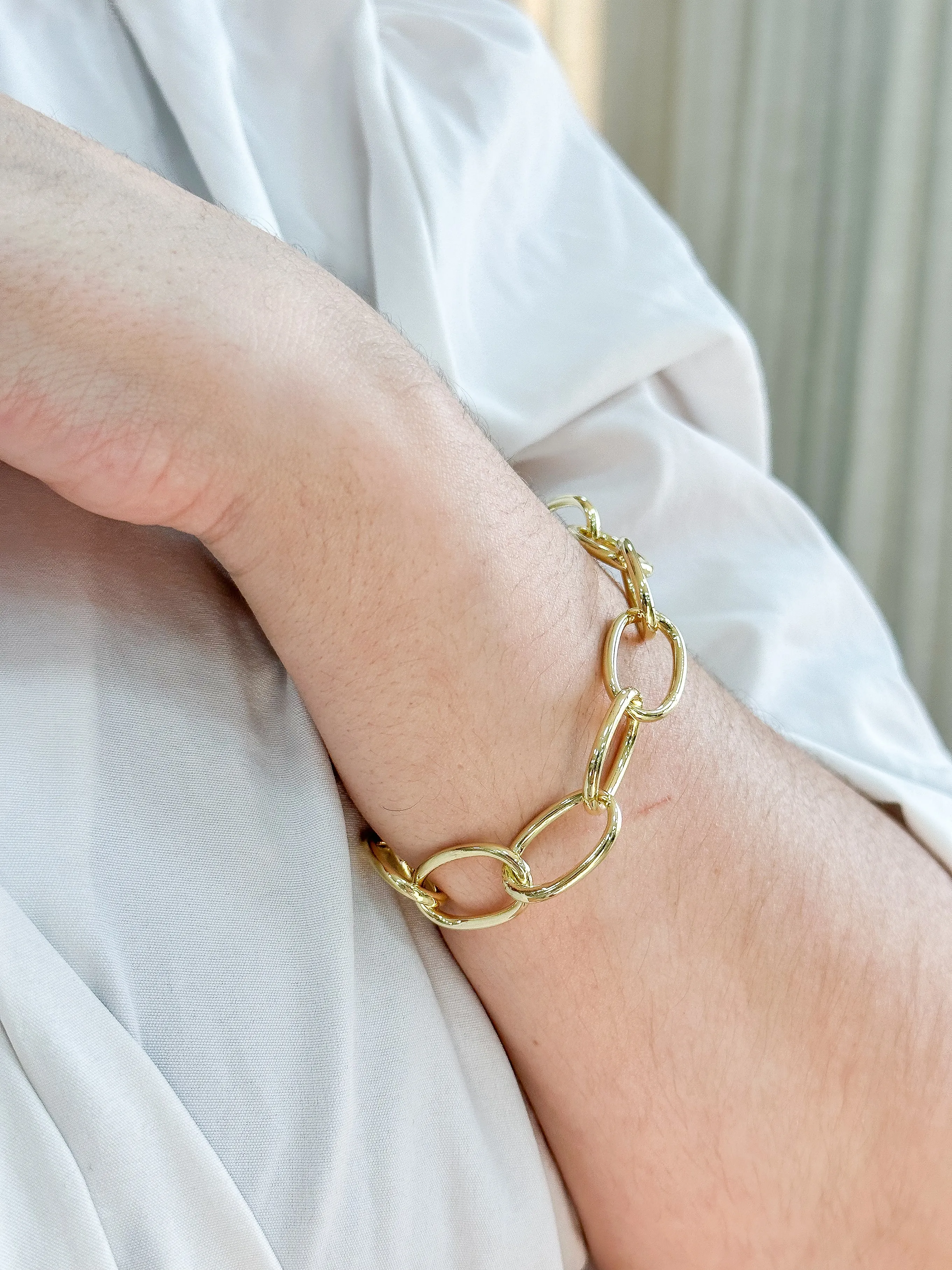 PULSEIRA ELO OVAL FECHO BOIA