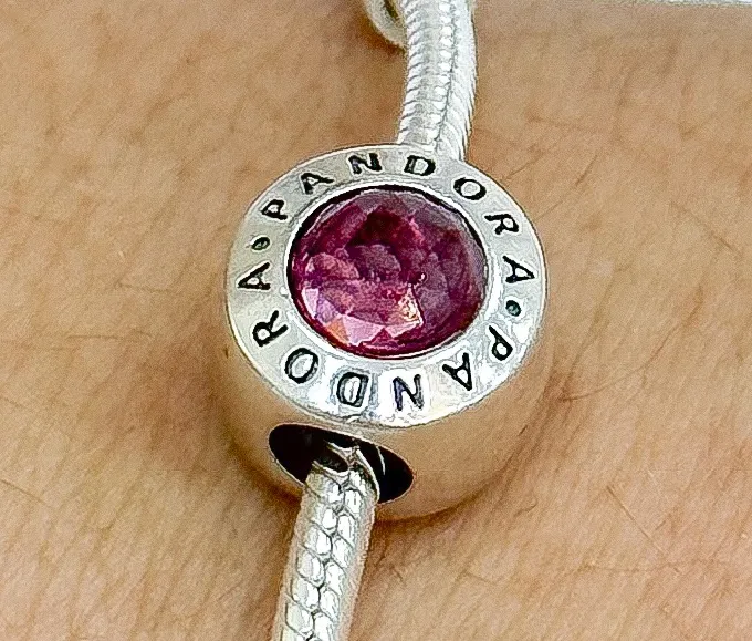 BERLOQUE PRATA SEPARADOR PEDRA ROSA