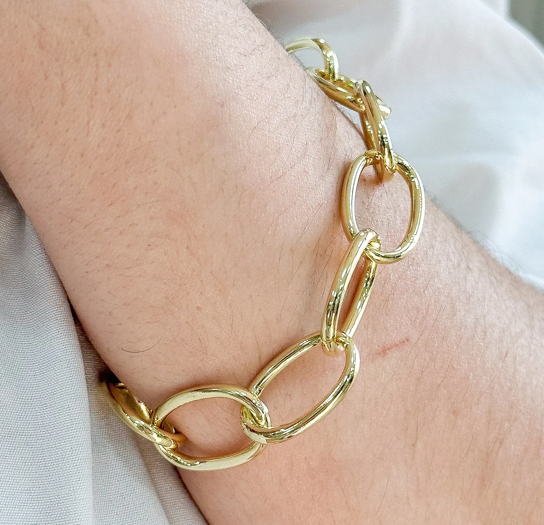 PULSEIRA ELO OVAL FECHO BOIA