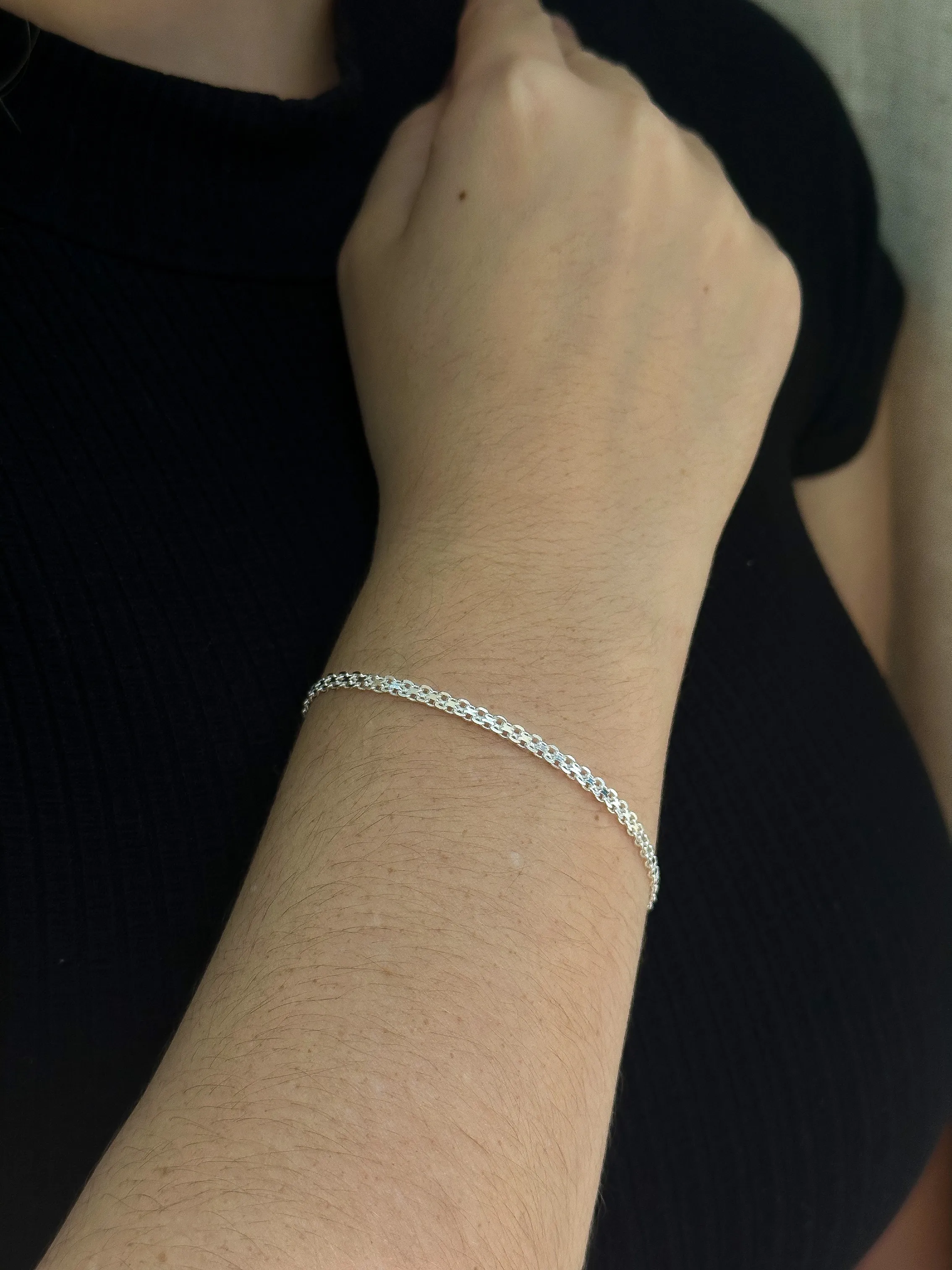 PULSEIRA PRATA BISMARK FIO 050