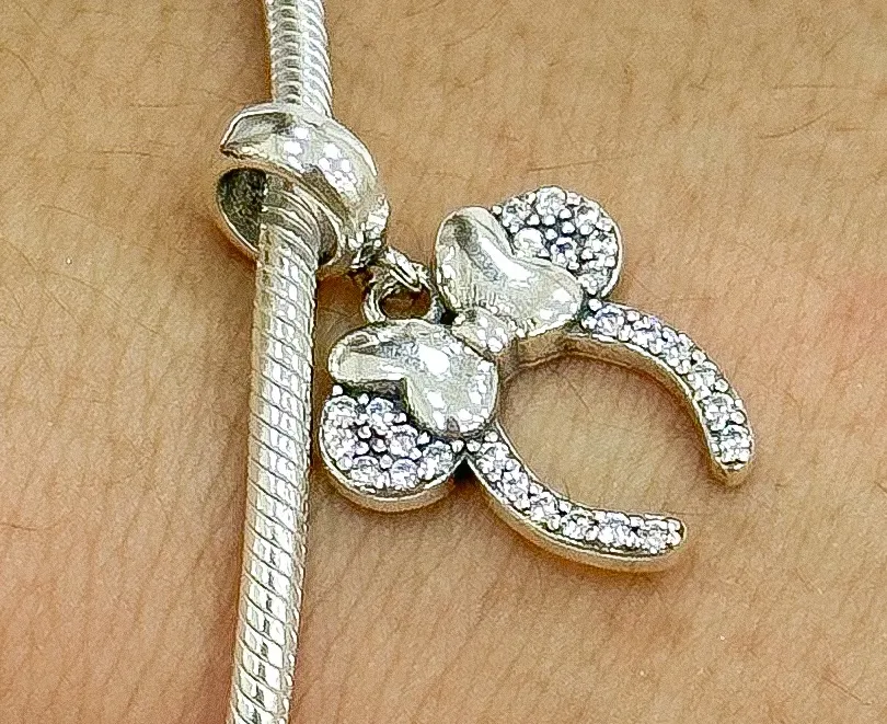 BERLOQUE PRATA TIARA MINNIE CRAVEJADO