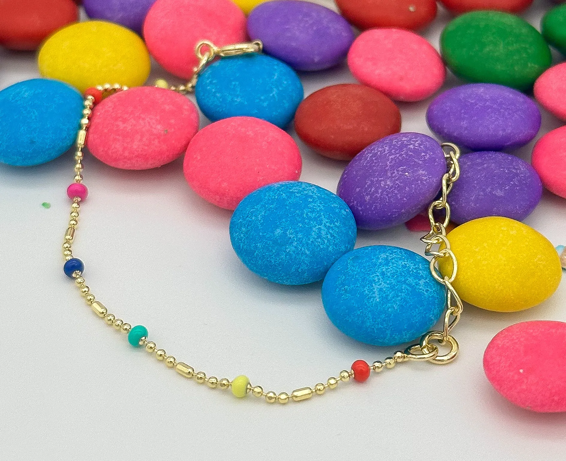 PULSEIRA BOLINHAS BOLORS INFANTIL