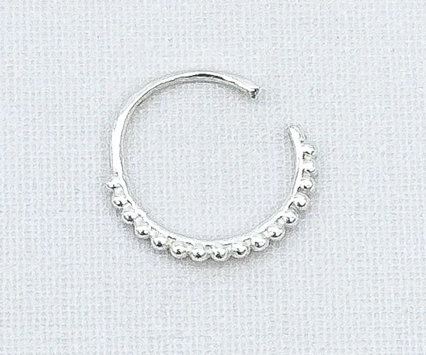 PIERCING PRATA BOLINHA