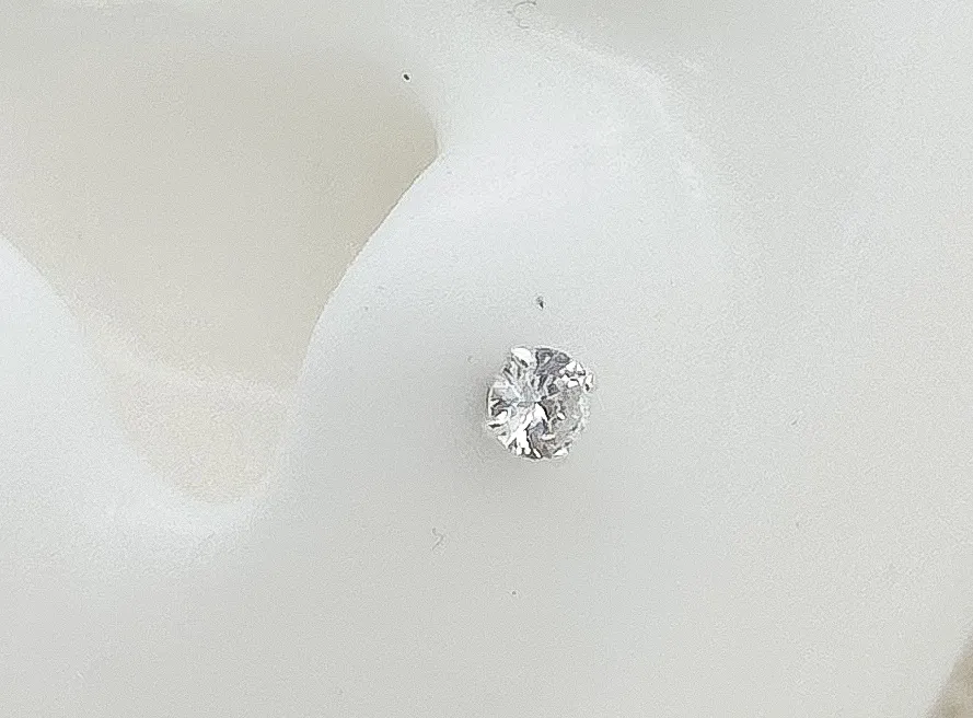 PIERCING PRATA PARA TRAGOS PONTO DE LUZ