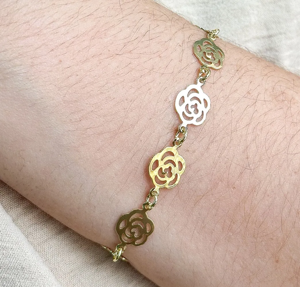 PULSEIRA FLOR VAZADA