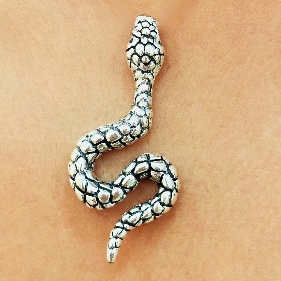 PINGENTE PRATA COBRA