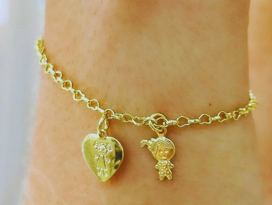 PULSEIRA CORAÇÃO MENINA