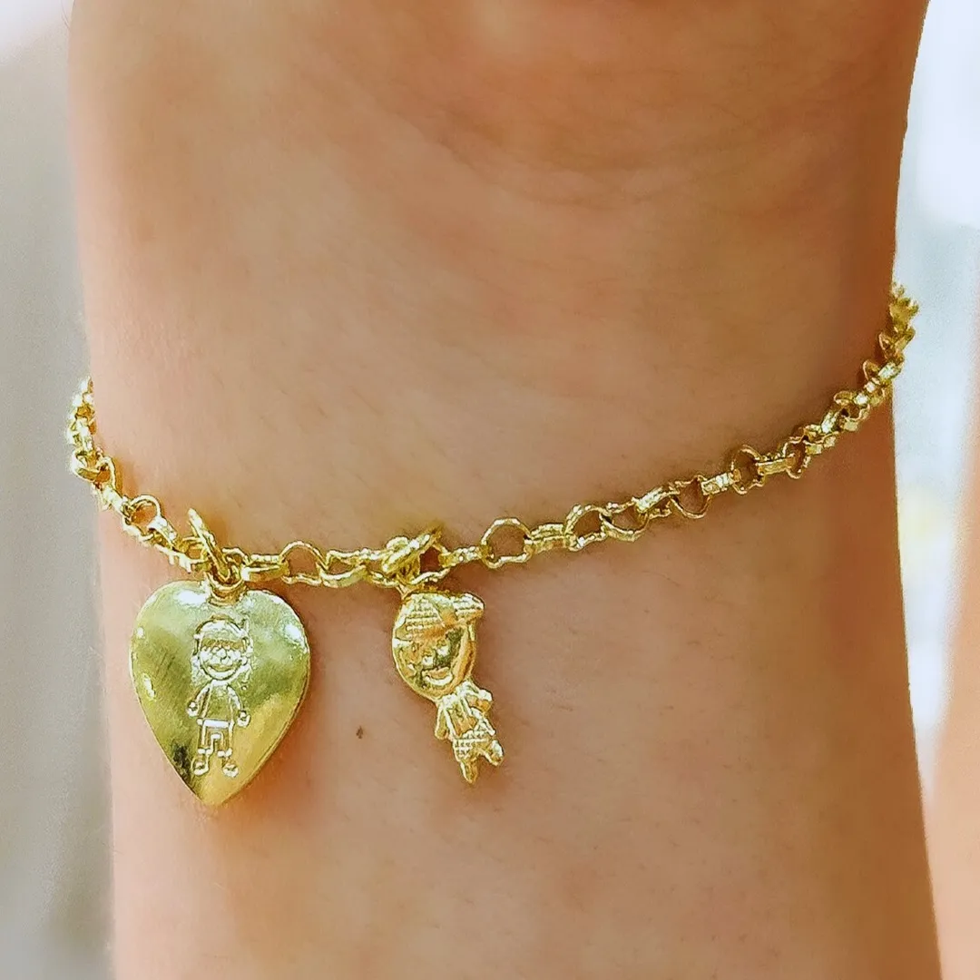 PULSEIRA CORAÇÃO MENINO