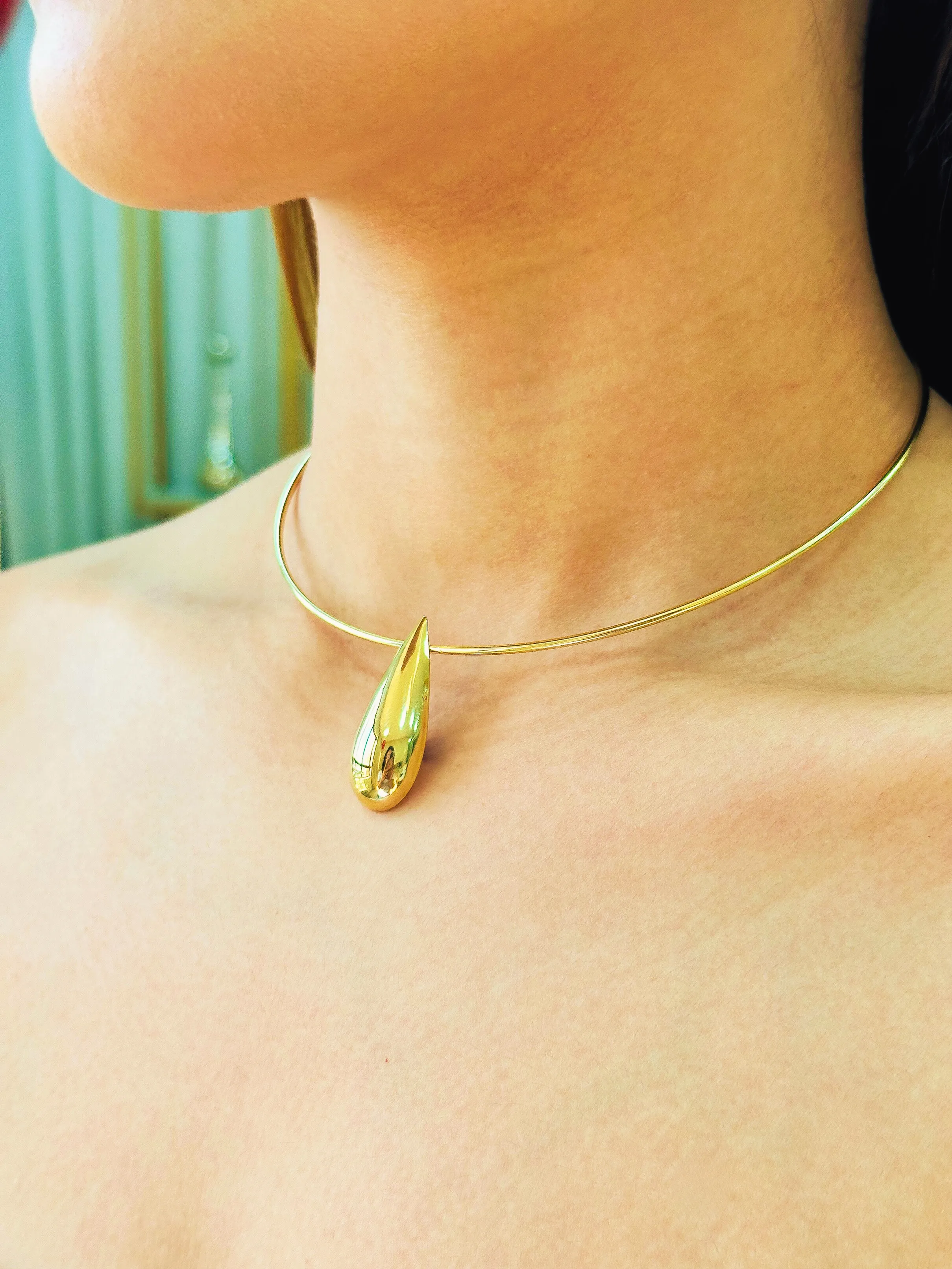 CHOKER ARO GOTA LONGA