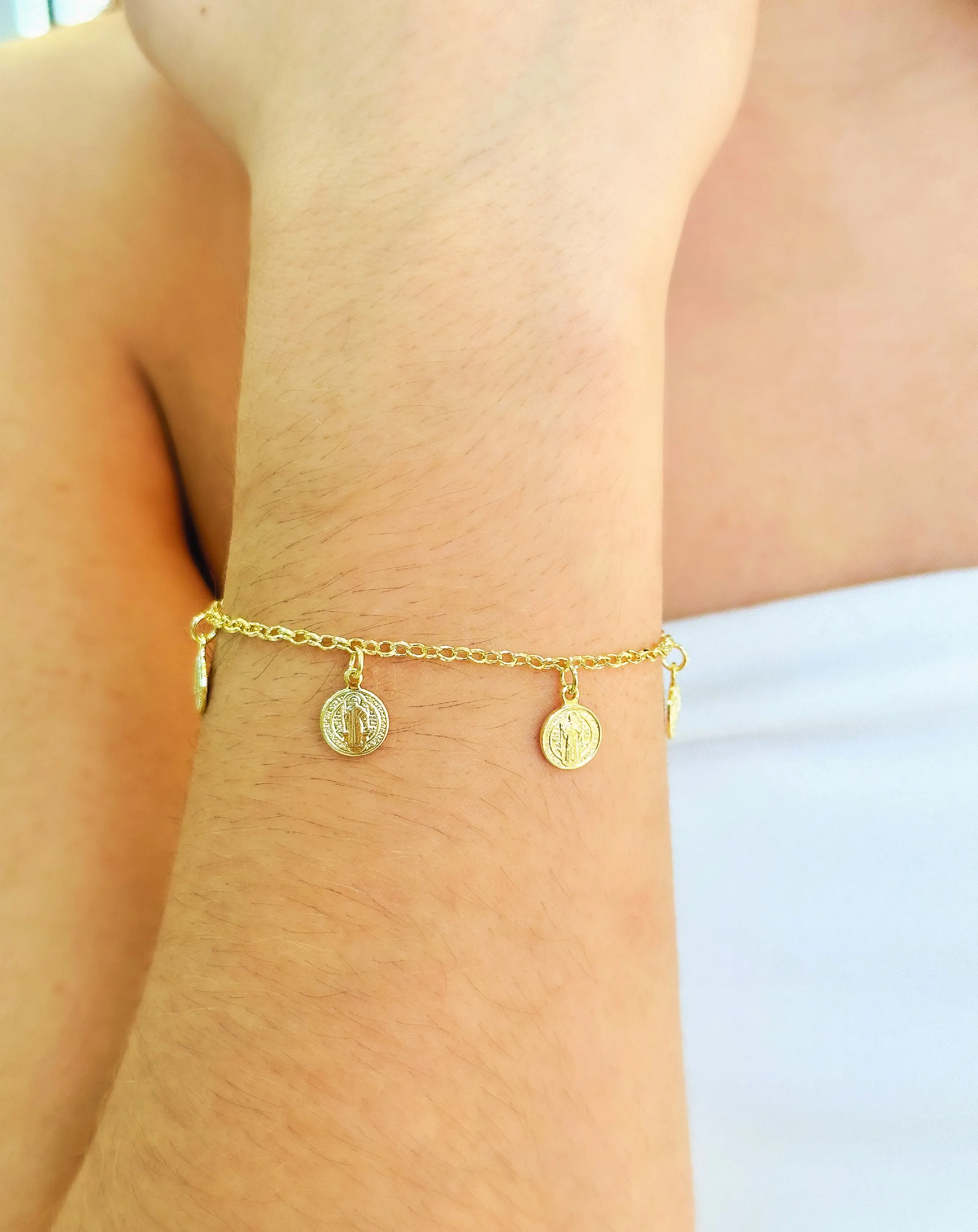 PULSEIRA MEDALHAS SÃO BENTO